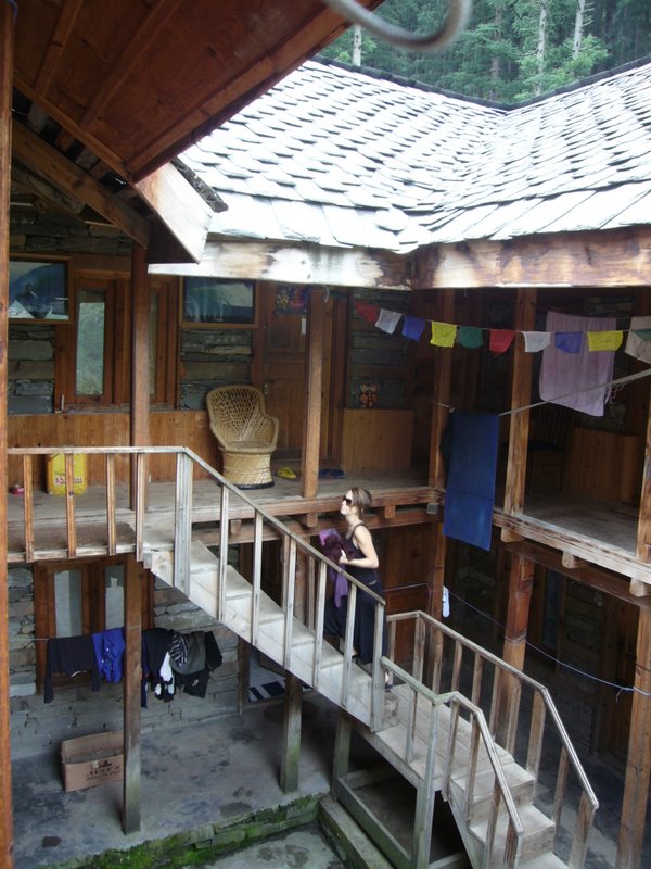 Courtyard where everyone hung out most of the day.